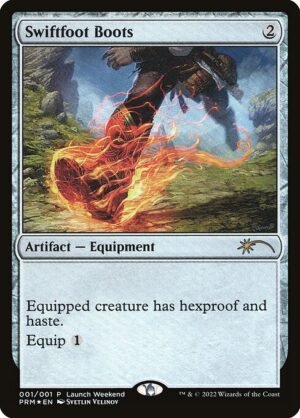 Swiftfoot Boots - Foil<br /><span class="collector-number">Collector No. 4</span>