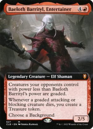 Baeloth Barrityl, Entertainer<br /><span class="collector-number">Collector No. 627</span>
