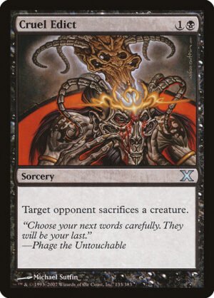 Cruel Edict<br /><span class="collector-number">Collector No. 133</span>