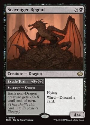 Scavenger Regent // Exude Toxin - Foil<br /><span class="collector-number">Collector No. 90</span>