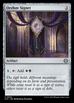Orzhov Signet<br /><span class="collector-number">Collector No. 310</span>
