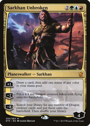 Sarkhan Unbroken<br /><span class="collector-number">Collector No. 230</span>