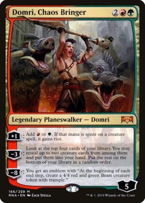 Domri, Chaos Bringer<br /><span class="collector-number">Collector No. 166</span>