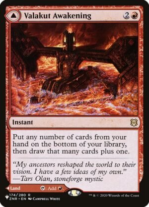 Valakut Awakening // Valakut Stoneforge<br /><span class="collector-number">Collector No. ZNR-174</span>