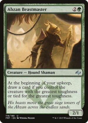 Abzan Beastmaster<br /><span class="collector-number">Collector No. 119</span>