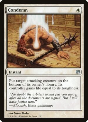 Condemn<br /><span class="collector-number">Collector No. 17</span>