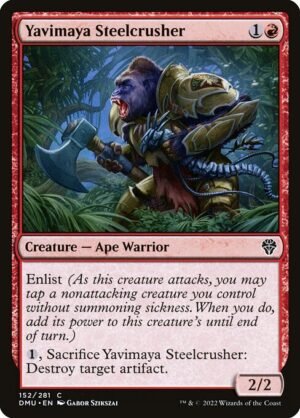 Yavimaya Steelcrusher<br /><span class="collector-number">Collector No. 152</span>