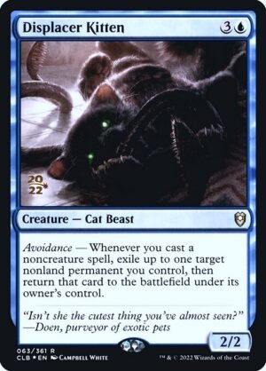 Displacer Kitten - Foil<br /><span class="collector-number">Collector No. 63s</span>