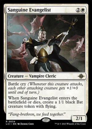 Sanguine Evangelist - Foil<br /><span class="collector-number">Collector No. 34</span>