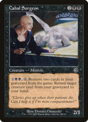 Cabal Surgeon<br /><span class="collector-number">Collector No. 52</span>