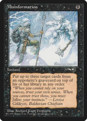 Misinformation<br /><span class="collector-number">Collector No. 56</span>