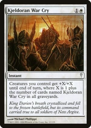 Kjeldoran War Cry<br /><span class="collector-number">Collector No. 13</span>