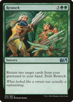 Restock<br /><span class="collector-number">Collector No. 195</span>