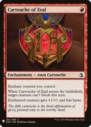 Cartouche of Zeal<br /><span class="collector-number">Collector No. AKH-124</span>