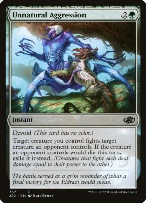 Unnatural Aggression<br /><span class="collector-number">Collector No. 737</span>