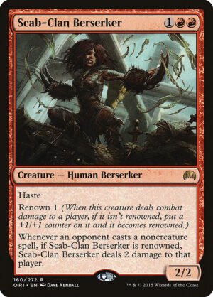 Scab-Clan Berserker<br /><span class="collector-number">Collector No. 160</span>