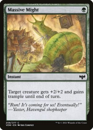 Massive Might<br /><span class="collector-number">Collector No. 208</span>
