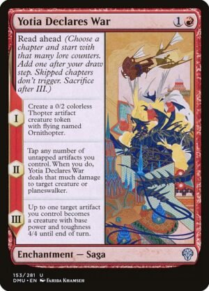 Yotia Declares War<br /><span class="collector-number">Collector No. 153</span>