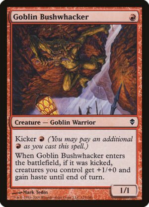 Goblin Bushwhacker - Foil<br /><span class="collector-number">Collector No. 125</span>