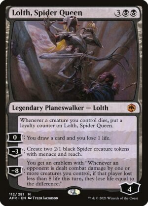 Lolth, Spider Queen<br /><span class="collector-number">Collector No. 112</span>