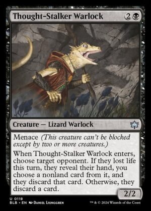 Thought-Stalker Warlock<br /><span class="collector-number">Collector No. 118</span>