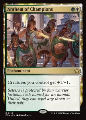 Anthem of Champions - Foil<br /><span class="collector-number">Collector No. 116</span>