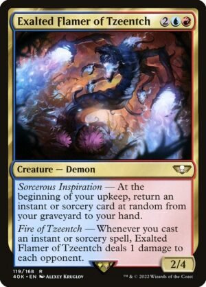Exalted Flamer of Tzeentch<br /><span class="collector-number">Collector No. 119</span>