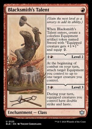 Blacksmith's Talent<br /><span class="collector-number">Collector No. 125</span>