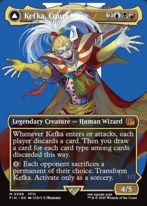 Kefka, Court Mage // Kefka, Ruler of Ruin - Foil<br /><span class="collector-number">Collector No. 398</span>