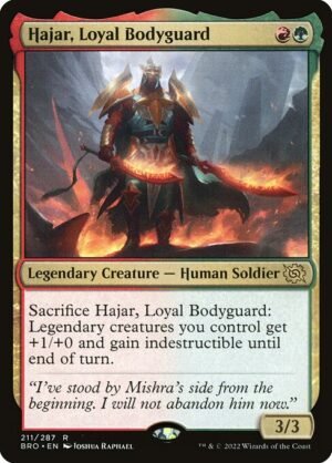 Hajar, Loyal Bodyguard<br /><span class="collector-number">Collector No. 211</span>