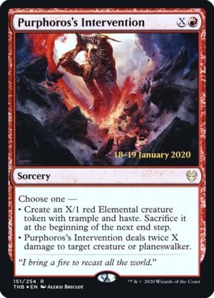 Purphoros's Intervention - Foil<br /><span class="collector-number">Collector No. 151s</span>