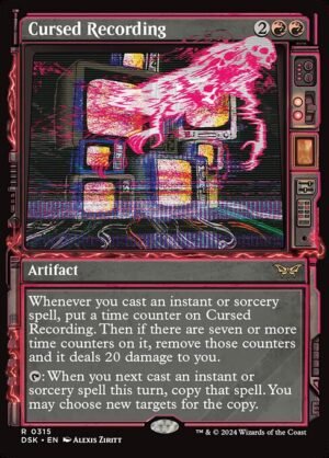 Cursed Recording<br /><span class="collector-number">Collector No. 315</span>