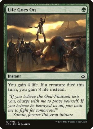 Life Goes On<br /><span class="collector-number">Collector No. 121</span>