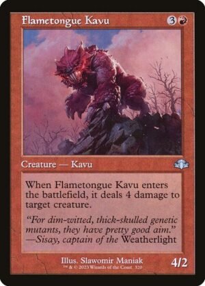 Flametongue Kavu<br /><span class="collector-number">Collector No. 320</span>