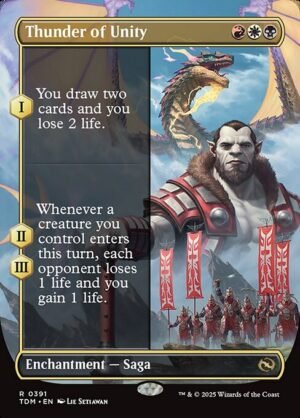 Thunder of Unity<br /><span class="collector-number">Collector No. 391</span>