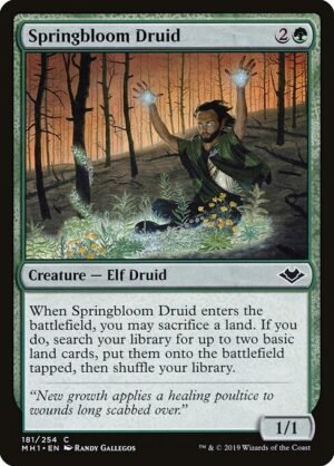 Springbloom Druid<br /><span class="collector-number">Collector No. 181</span>