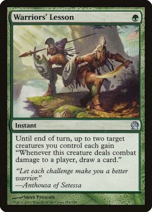 Warriors' Lesson<br /><span class="collector-number">Collector No. 184</span>