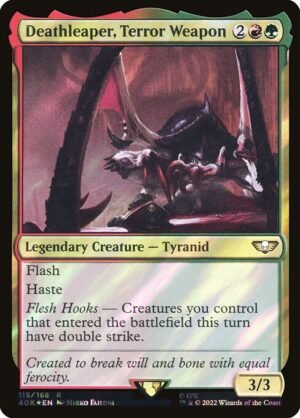Deathleaper, Terror Weapon - Surge Foil<br /><span class="collector-number">Collector No. 115★</span>