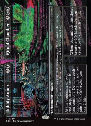 Unholy Annex // Ritual Chamber<br /><span class="collector-number">Collector No. 339</span>