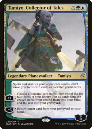 Tamiyo, Collector of Tales - Foil<br /><span class="collector-number">Collector No. 220p</span>