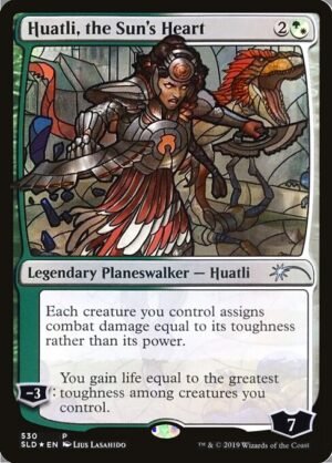 Huatli, the Sun's Heart - Foil<br /><span class="collector-number">Collector No. 530</span>
