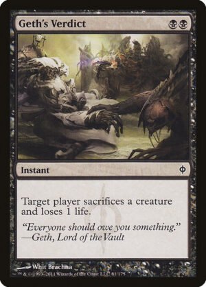 Geth's Verdict<br /><span class="collector-number">Collector No. 61</span>