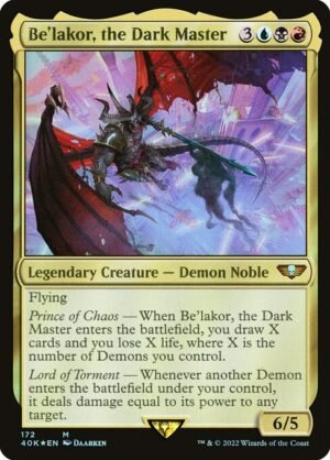 Be'lakor, the Dark Master - Foil<br /><span class="collector-number">Collector No. 172</span>