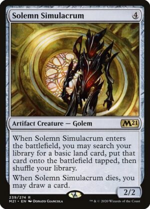 Solemn Simulacrum - Foil<br /><span class="collector-number">Collector No. 239</span>