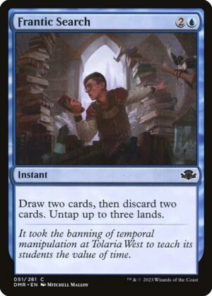 Frantic Search<br /><span class="collector-number">Collector No. 51</span>