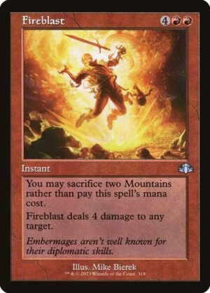 Fireblast<br /><span class="collector-number">Collector No. 319</span>
