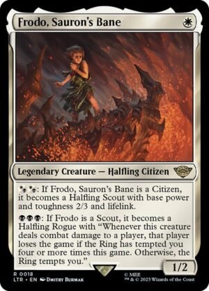 Frodo, Sauron's Bane<br /><span class="collector-number">Collector No. 18</span>