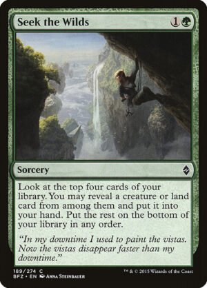 Seek the Wilds<br /><span class="collector-number">Collector No. 189</span>