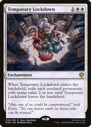 Temporary Lockdown - Foil<br /><span class="collector-number">Collector No. 36</span>