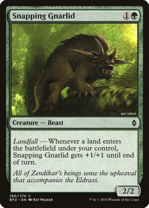 Snapping Gnarlid<br /><span class="collector-number">Collector No. 190</span>